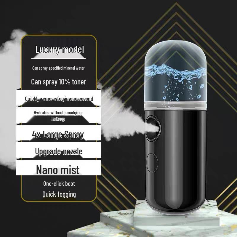 Rechargeable Nano Hot & Cold Spray Hydrator: Portable Winter Skincare Device for Moisturizing & Personal Care