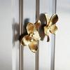 Golden Flower Drawer Pull Creative Petal Cabinet Handle Suitable for Dressing Table Furniture Cabinet HandleHardware Accessories
