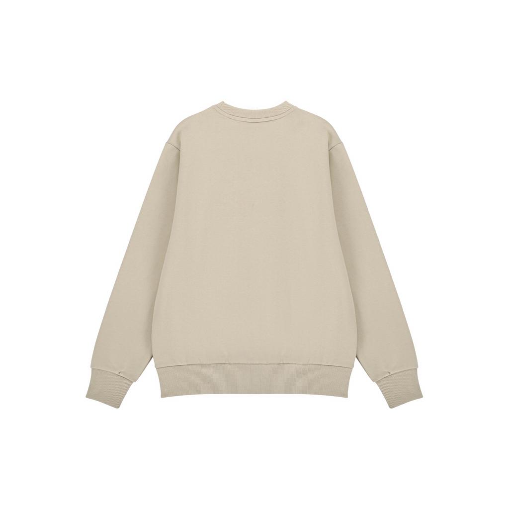 New Balance Solid Color Round Neck Sports Pullover Khaki Men's AMT21555-PEB