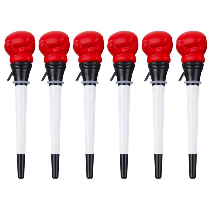 

6 Pcs Ballpoint Pen Smooth Writing Pen Funny Oil Pen Boxing Gloves Ballpoint Pen Stationery Pen School Office Supplies 1