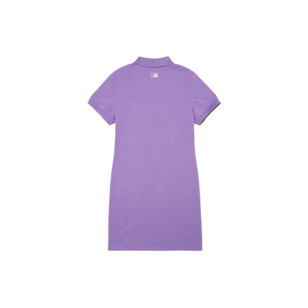 New MLB Short Sleeved Dresses Women's Purple 3FOP00623-07PPN