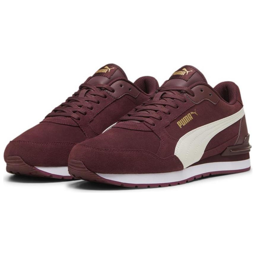 Puma St Runner V4 Sd Comfortable Fashion Low Top Lifestyle Casual Shoes Unisex sneaker Purple Red 399665-03