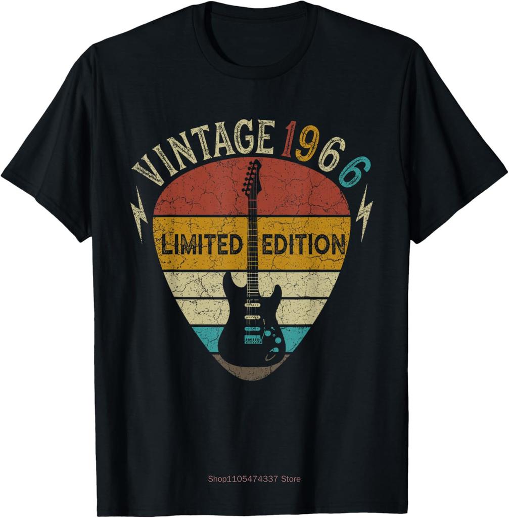 Vintage 1966 59th Birthday Gifts For Unisex Unisex 59 Year Old Tshirt Custom Printed Graphic T Shirts Vintage T Shirt Ropa Hombre