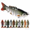 Lure bait13g8cmDouble Hook3DEye Simulation Hard Bait for Bass and Red Snapper, Suitable for Freshwater and Saltwater Fishing