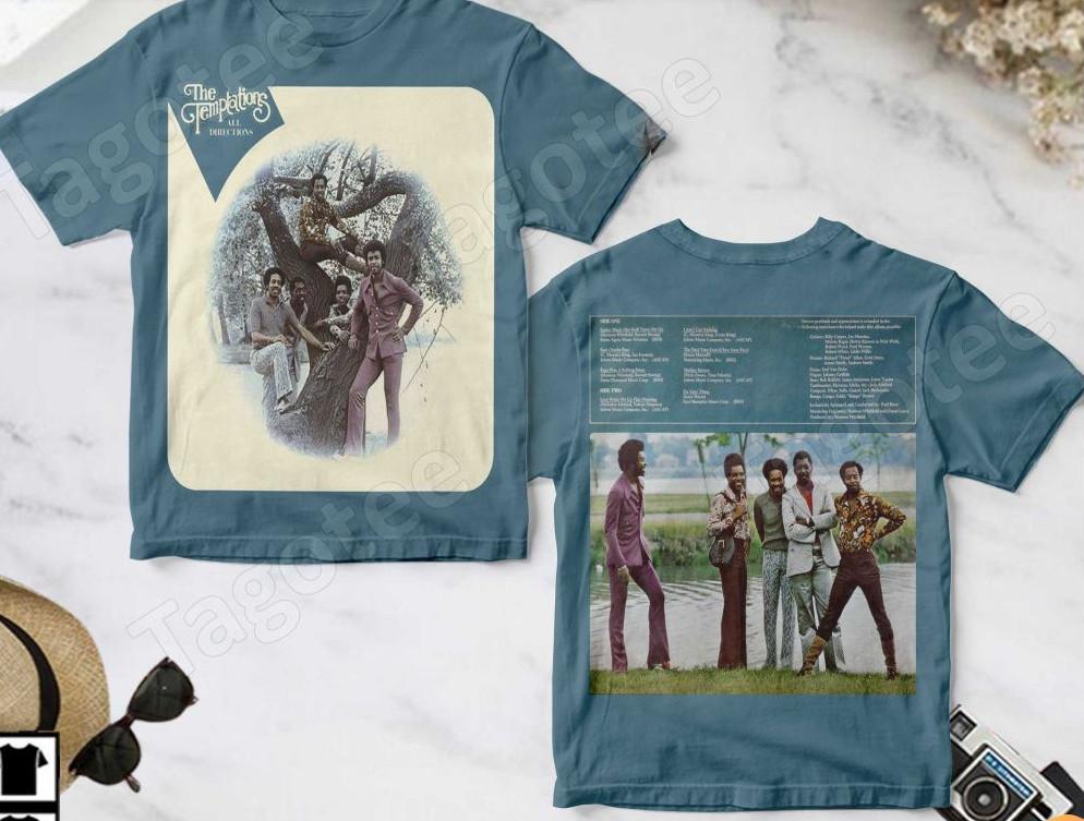The Temptations All Directions Album 3D T-Shirt XXL