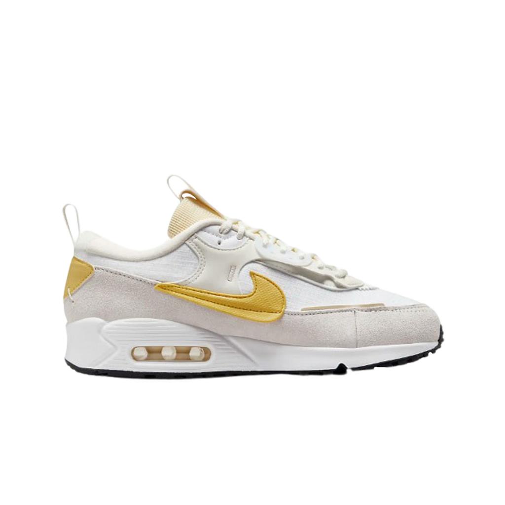 (w) Nike Air Max 90 Futura Hvit Saturngull