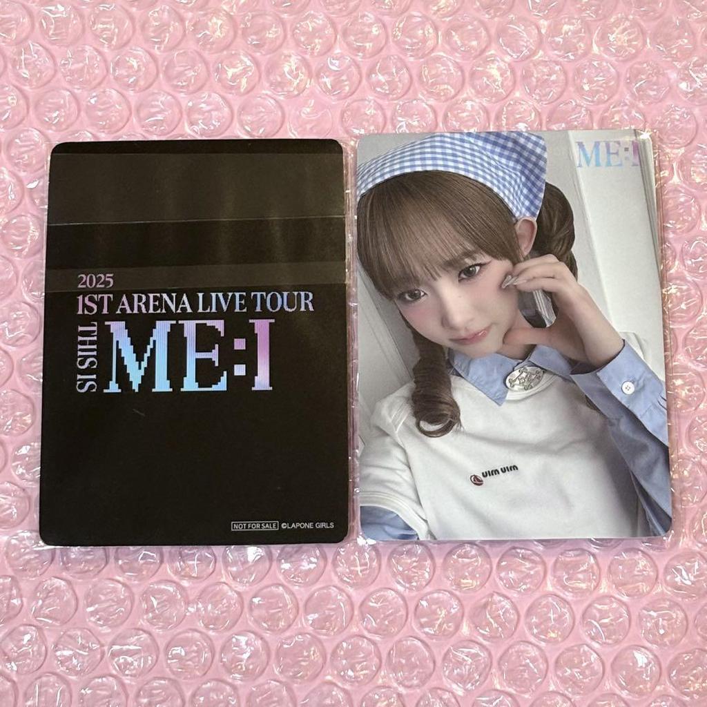[USED] ME:I Iida Shioritsuki venue limited second half CD pre-order bonus trading card