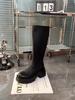 Small Man But Knee Boots Children 2025 Autumn and Winter Martin Boots Thick Soles Square Heel Round Head