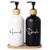 Hand Sanitizer Dispenser with Lotion Pump, Reusable