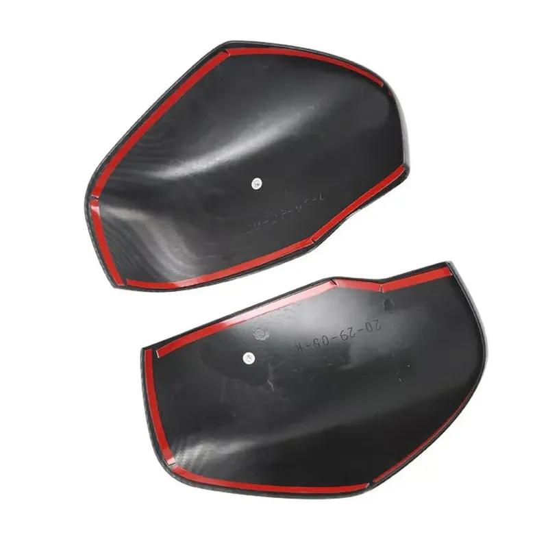 For Nissan Navara D23 NP300 2017 2018  Car Rearview Side Mirror Cover Wing Cap Exterior Door Trim Adhesive Sticker No Signal