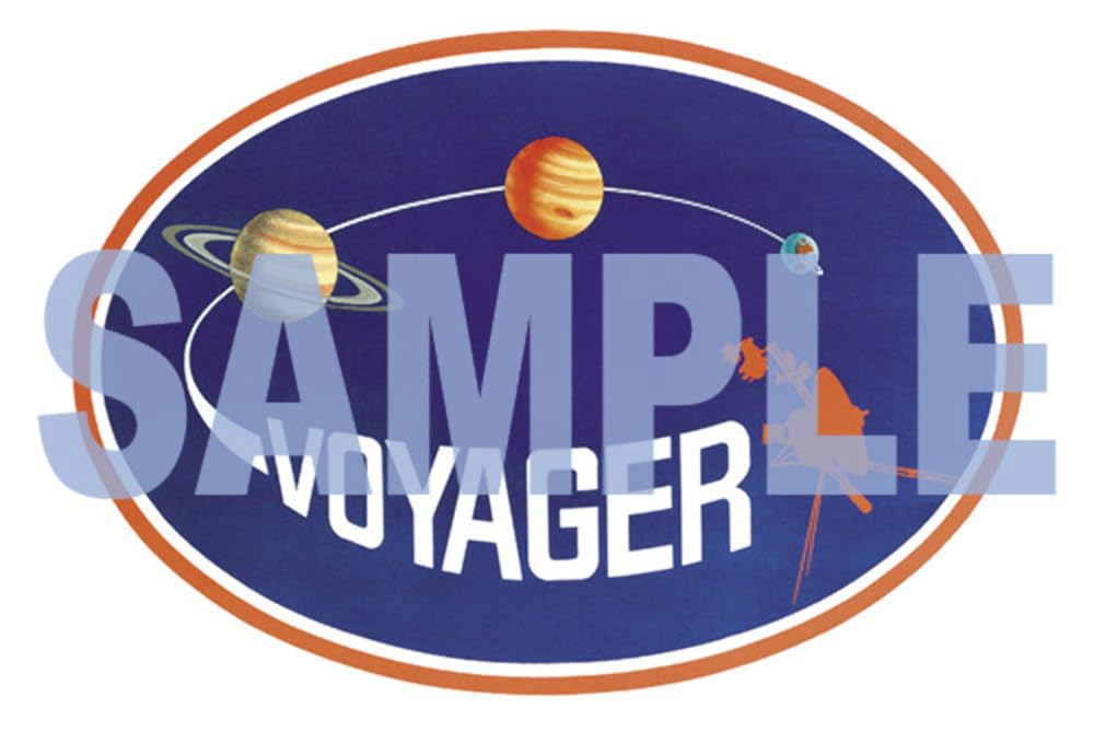 Hasegawa NASA Voyager Unmanned Space Probe with Mission Emblem Patch Plastic Model Kit SP635 1/48 (Spacecraft)