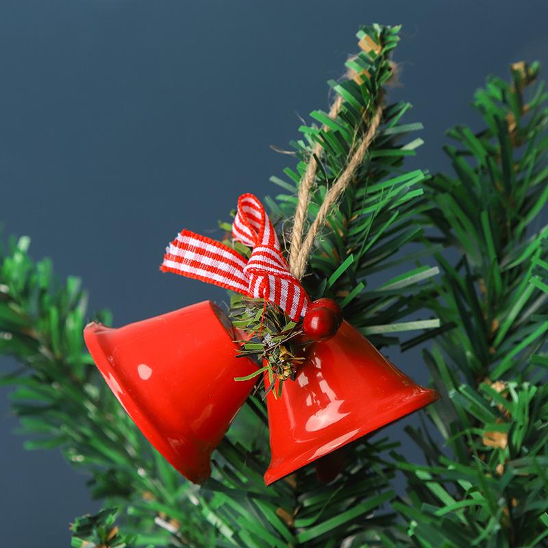 Christmas Bell Ornaments: Small Tree Pendants for Festive Home Decor