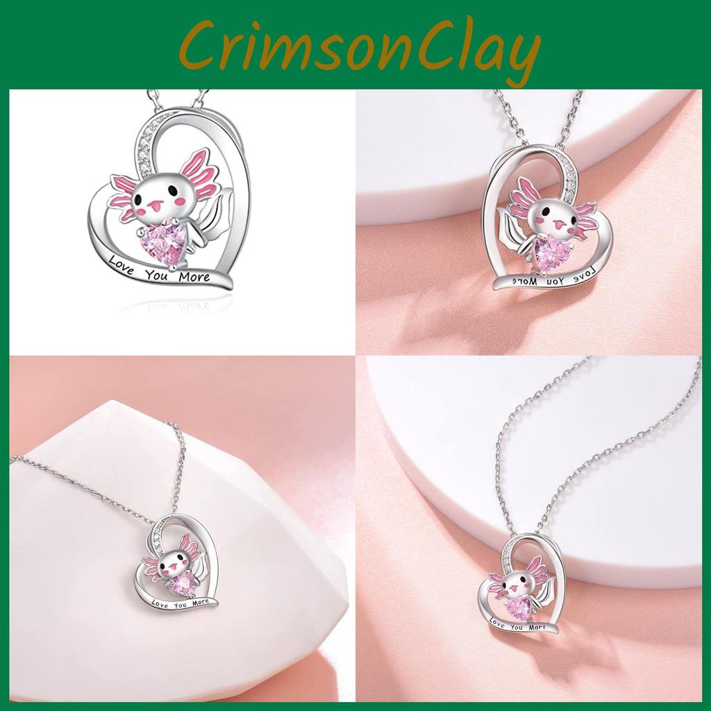 Trendy Heart And Cartoon Character Alloy Necklace For Women Gift Idea