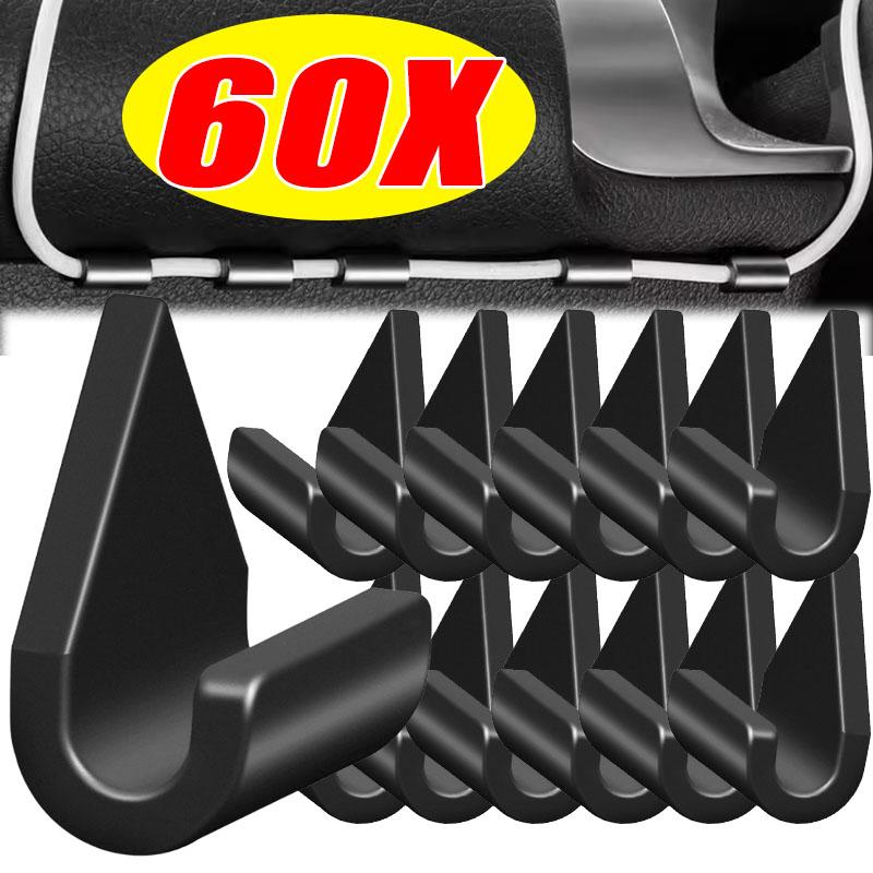 Car Navigation Car Charger Data Cable Fixing Clip Storage Management Clip Cable Holder Multi-functional Fixed Wire Clip Fastener