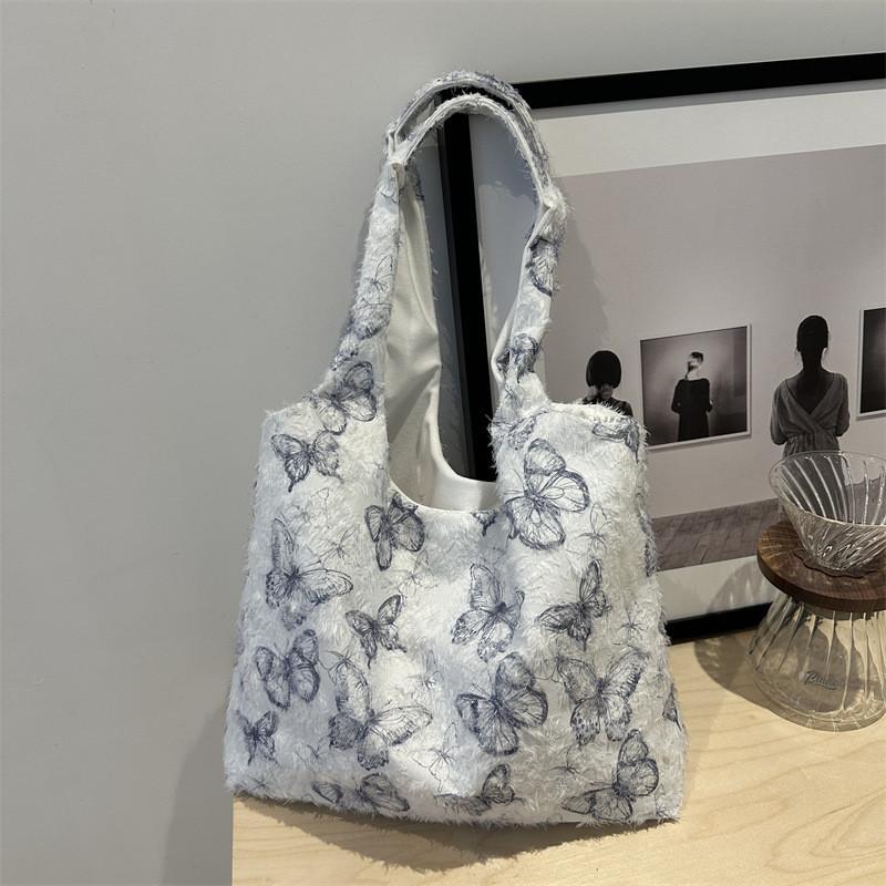 Summer 2024 Stylish Casual Vintage Lace Tote Bag Large Capacity For Commuting Daily Use