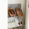 stackable Vertical Shoe Rack Wall Mounted Plastic Sundries Organizer  Bathroom