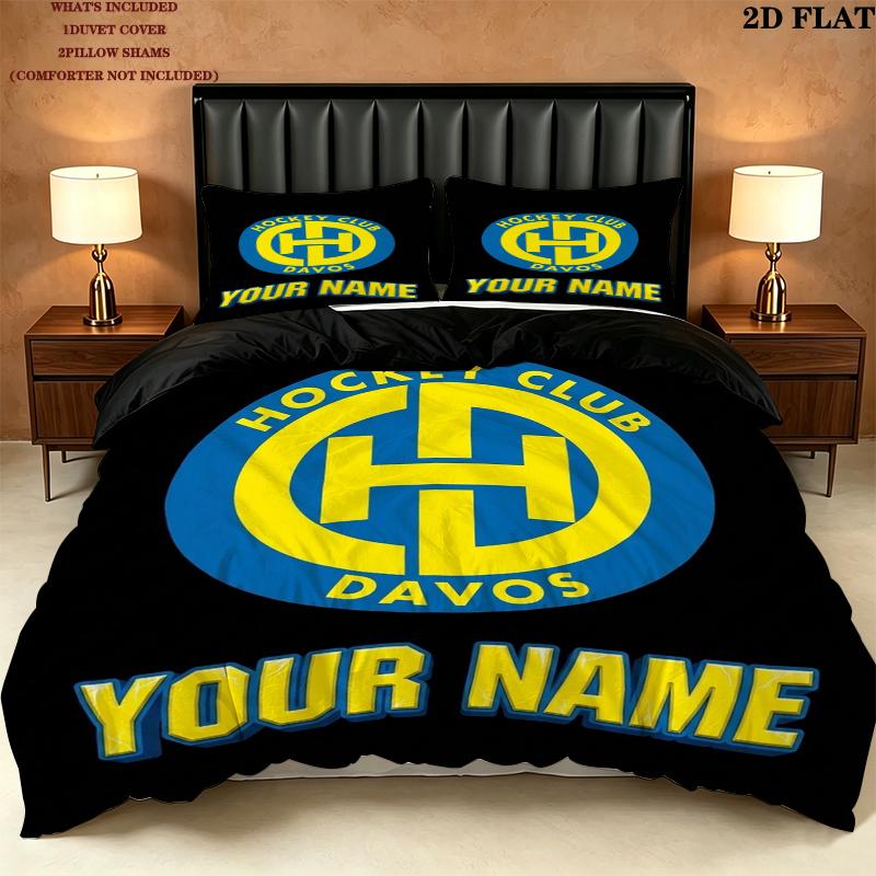 Custom Name Hc Davos Pattern Bedding