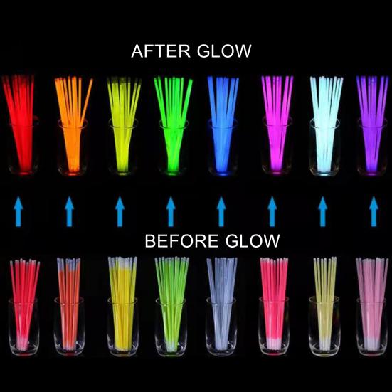 1 Set Glow Decorative Stick Kit Transformable Wearable Exciting Accessories for Glowing Nighttime Fun Stick Toys