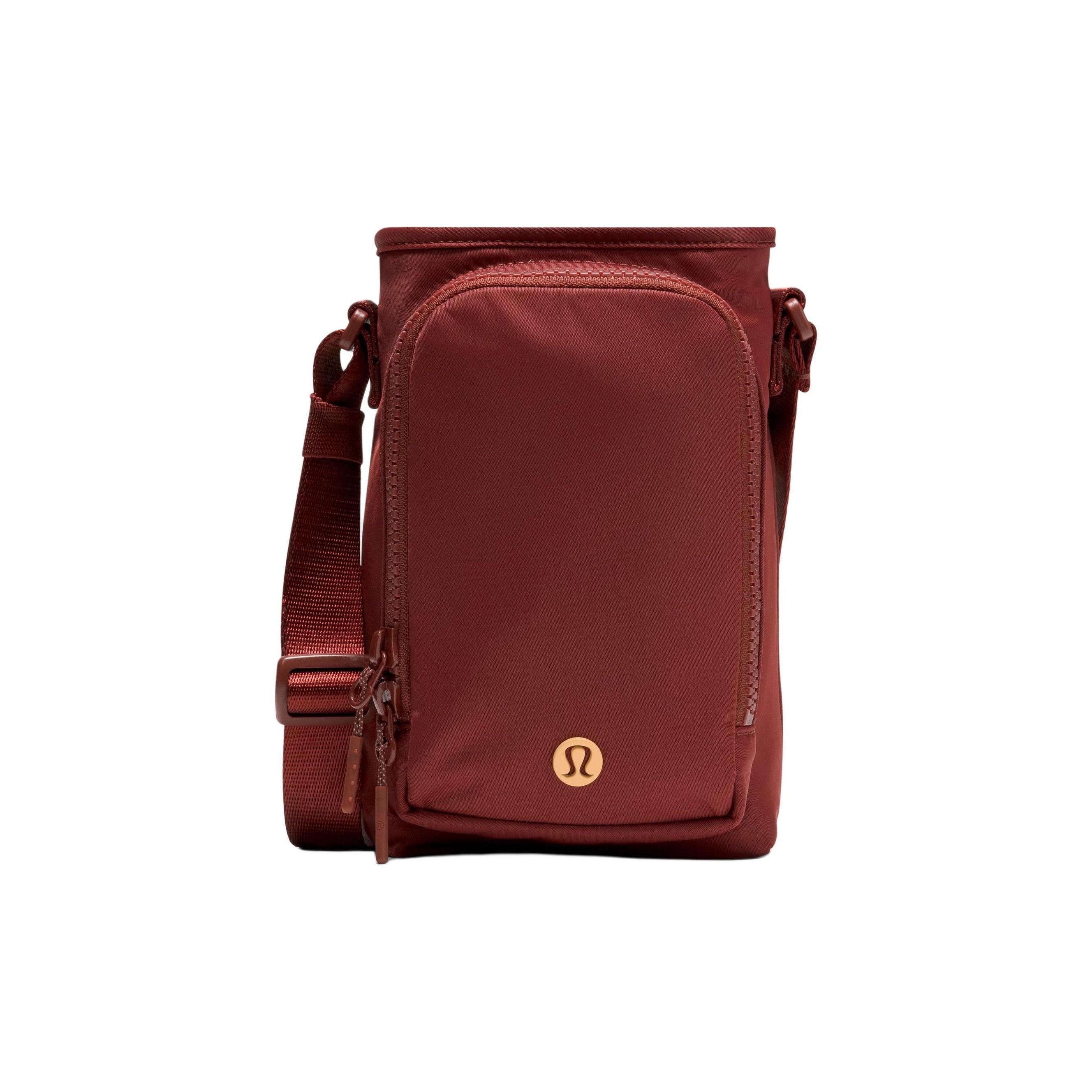

Lululemon Water Bottle 2L Simple Daily Crossbody Bag With Front Pocket Unisex Bags Rocky-Orange LU9CBXS-1 Rock Wood Orange