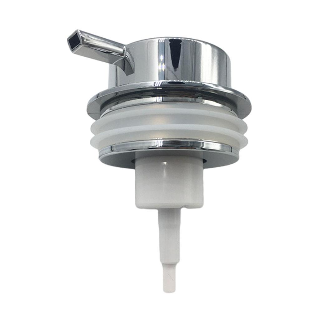 10.7x8cm Push Pump Head 1CC Volume 1pcs ABS Chrome Soap Dispenser