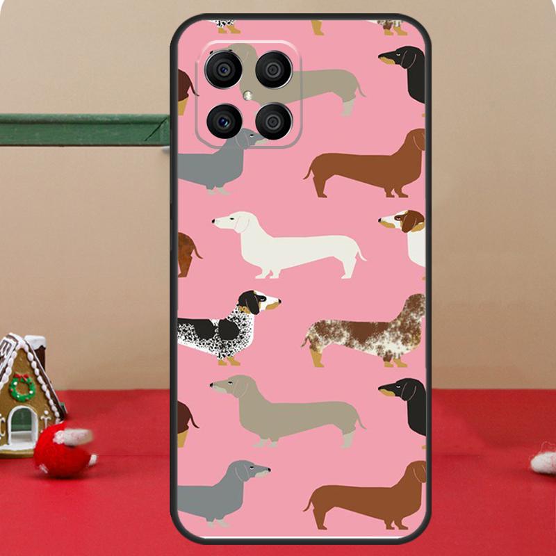 Dachshund Teckel Dackel Dog Case For Honor Magic 6 7 8 Pro Honor 400 200 70 90 Lite X8c X8b X9a X9b X9c X9d Win RT Cover