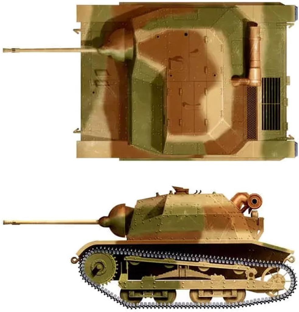 FTF 1/72 Scale Polish TKS Small Tank with 20mm Gun, Plastic Model Kit PF72001 (Tank)