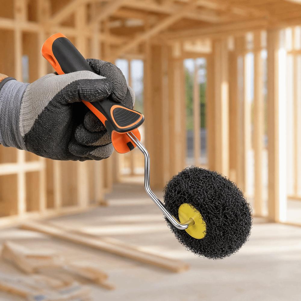 Nástěnný rohový váleček Barva na stěny Váleček odolný proti oděru Štětec na barvu Špachtle Renovace domu