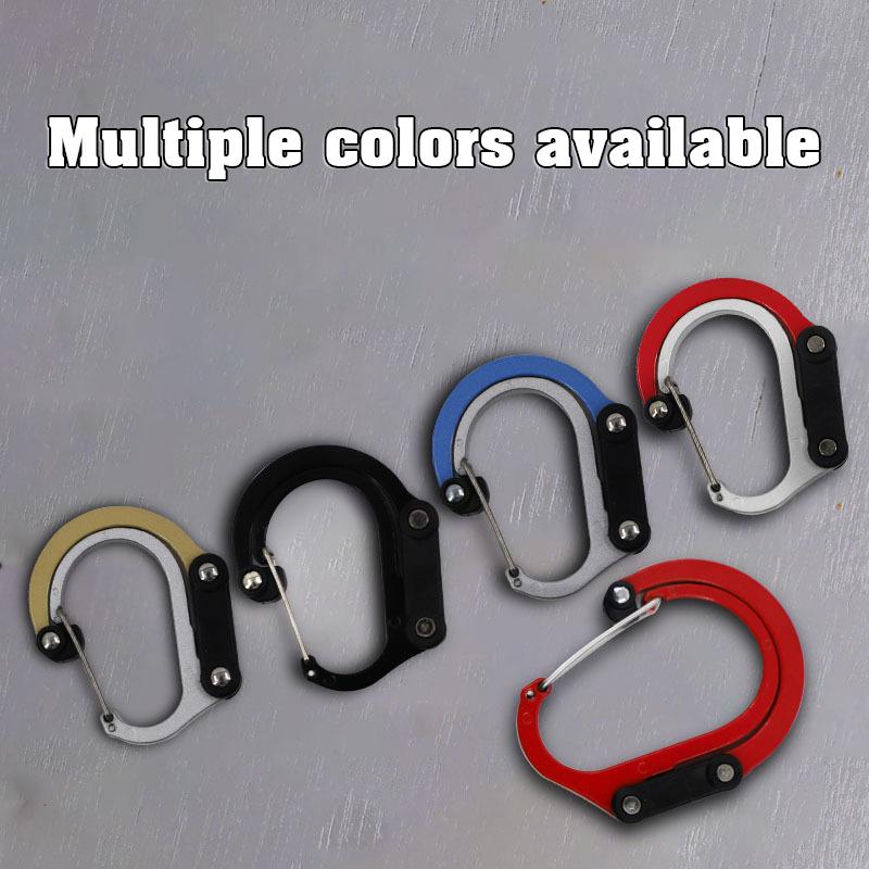 Outdoor Tactical Supplies Carabiner Multifunctional Aluminum Alloy D-Type Quick-Hanging Buckle Outdoor Hook