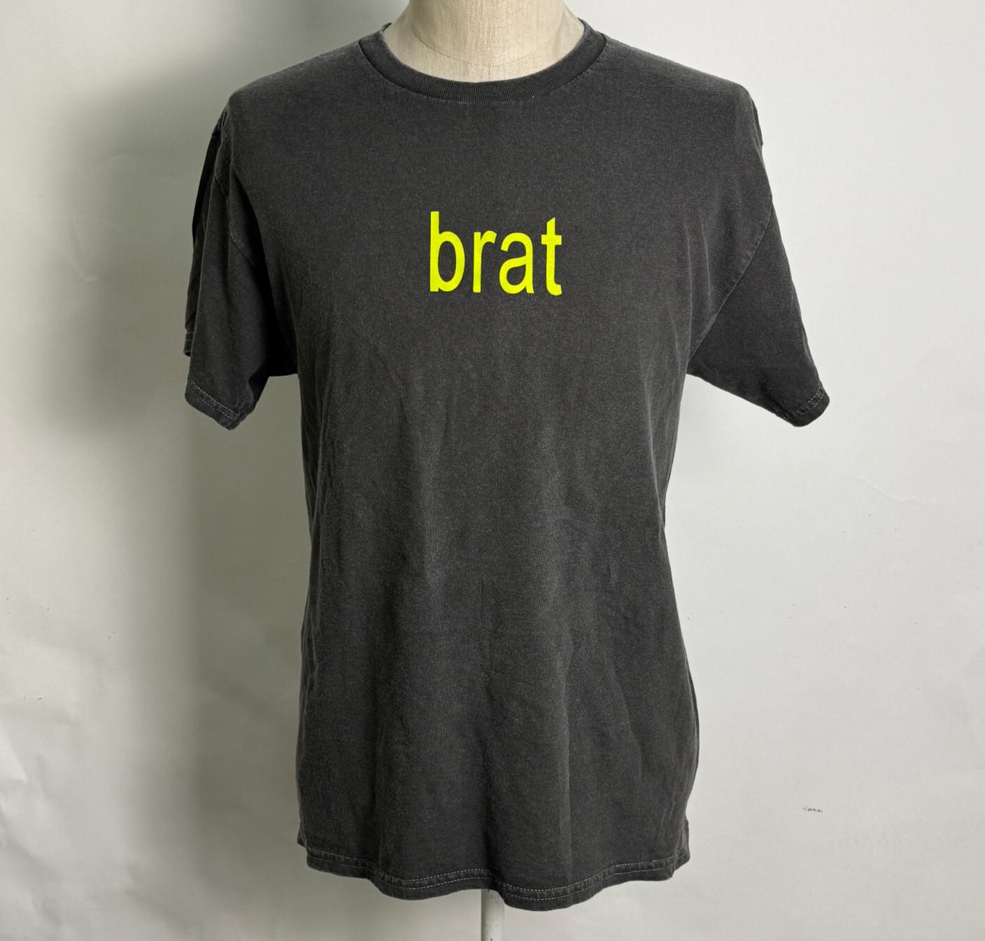 Hot Topic Men s T-Shirt Charli XCX Brat Mineral Black Size M NEW Unisex T-Shirt M