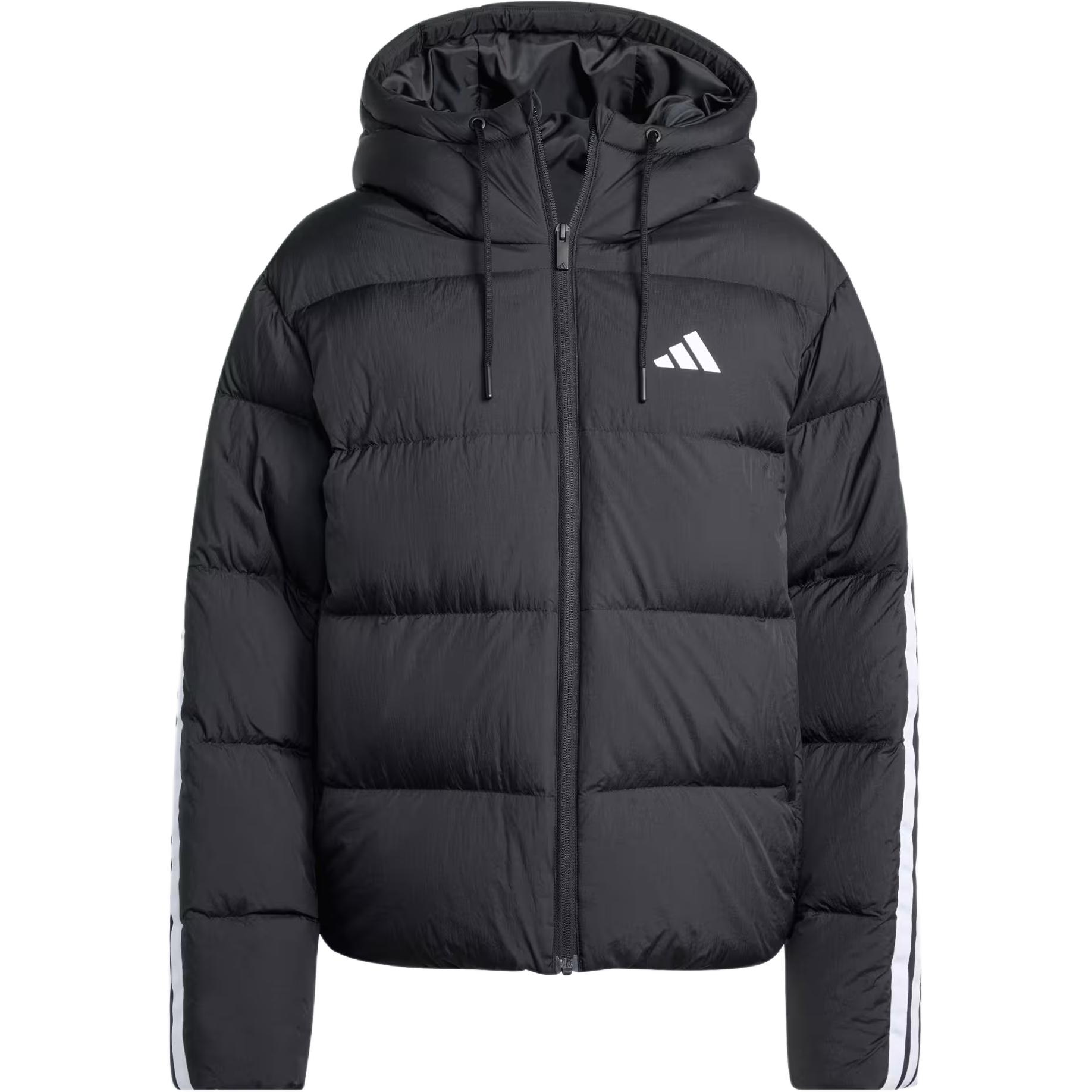 

Adidas Loose Fit Hooded Long Sleeve Down Jacket Women Outerwear Black JW3429 L