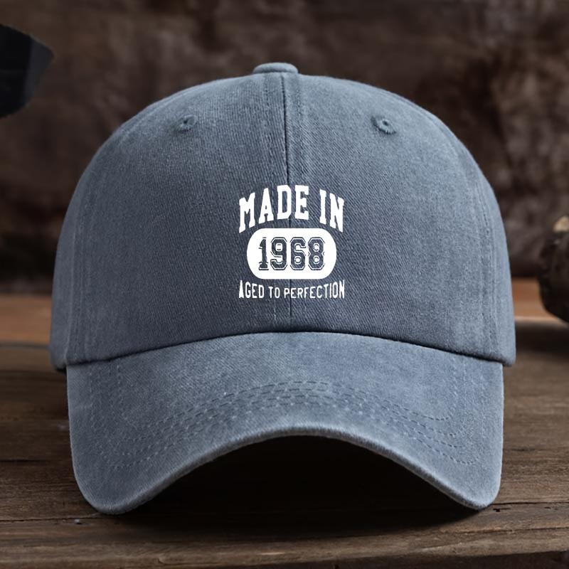 Fun Letter Print Baseball Hat, Fashionable and Versatile Peaked Cap, Men's Outdoor Hat