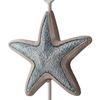 Wooden Wall Hook, Mediterranean Style Decorative Coat Hook, Sturdy Durable Wall Hanger for Home Decor Keys Umbrellas Scarves