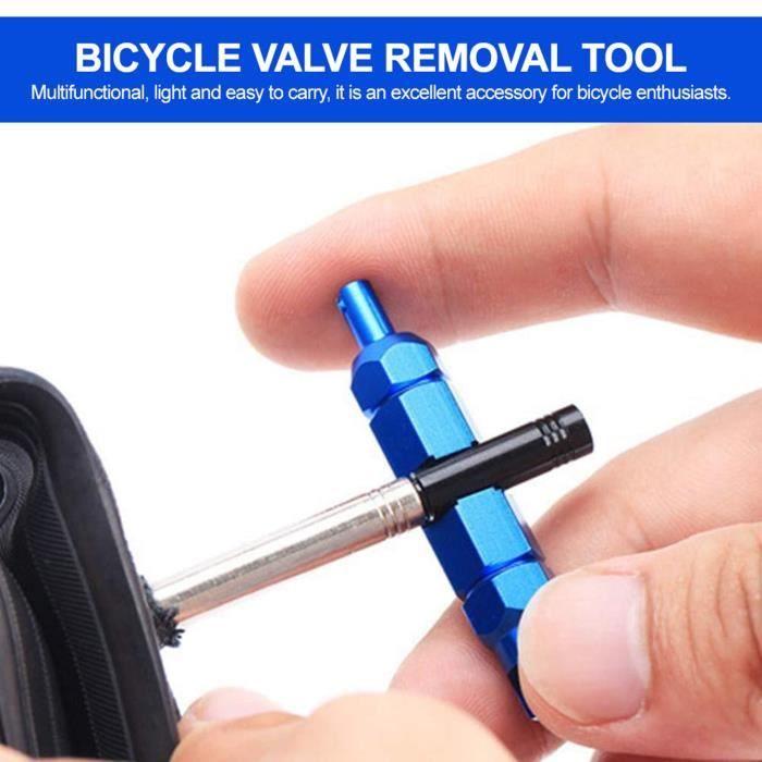 Disassemble Presta Core, Bicycle Tire Core Removal Tool Valve, Cyanshop Valve Core Remover
