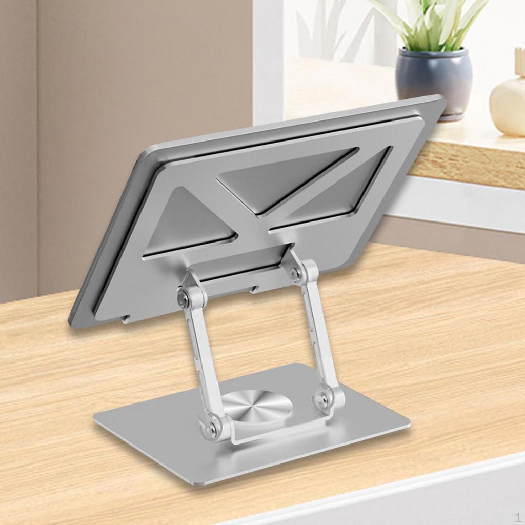 Adjustable Tablet Stand for Desk Multi Angle Fits 4-12.9" Stable Practical Home Office Holder