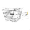 Bike Basket Front Stainless Steel Portable Mountain Bikes Storage Rack for Commuting