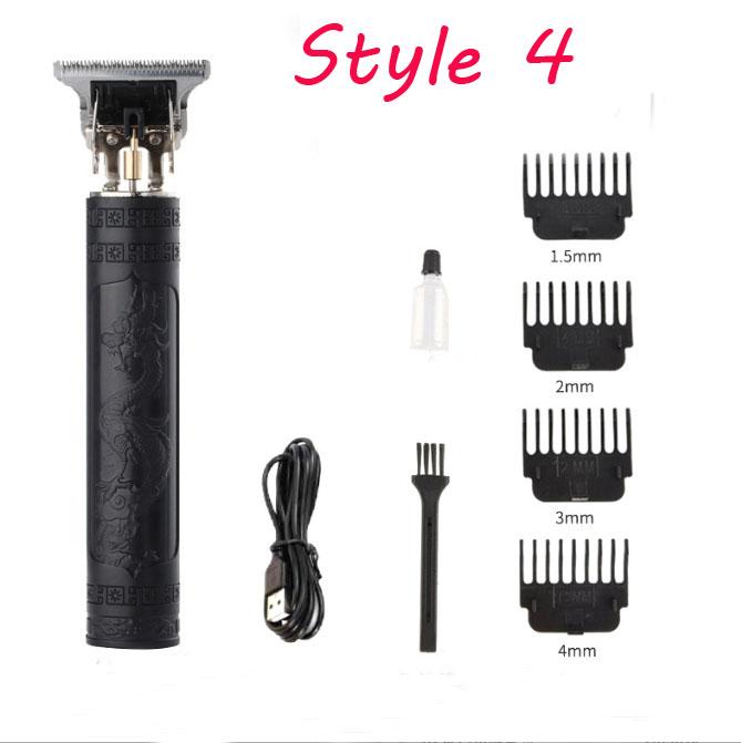 Hair Trimmer Machine ABS Plastic Shell USB Cordless Hair Cutting Machine Face Beard Clipper for Men Electric Shaver