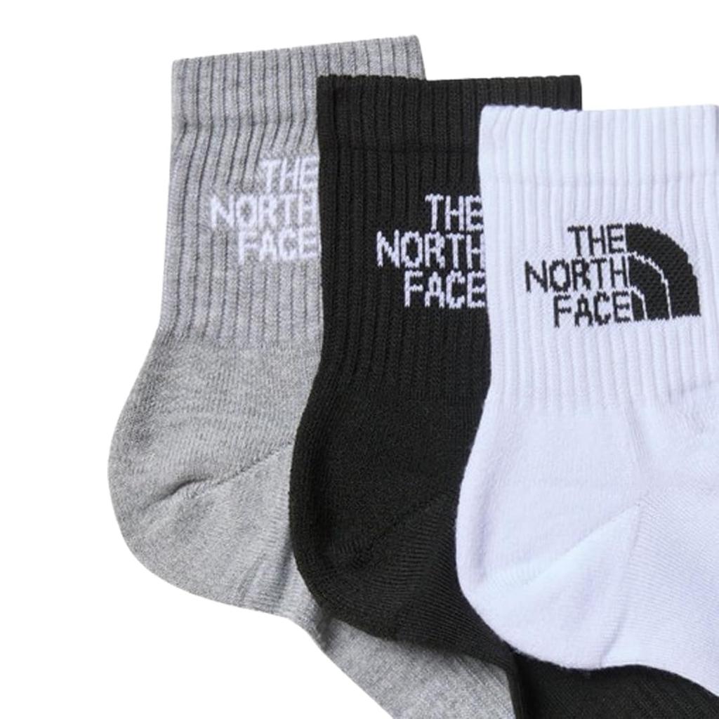 The North Face Multi Sport Cush Crew Assorted Size Men's Socks, 3-Pair Set, Mid-Length, Logo, L, NF0A882G, Black_Assorted (Size 3OW)