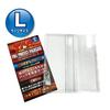Kawashima Seisakusho Full Protect Pack Case L (2-pack X 3 Sets) Protects Entire Pack of Trading Cards, Blocks 85% of UV Rays, Large Size