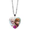 Collana Principessa Disney Frozen Bambini Anime Figure Principessa Elsa Anna Ciondolo Amore Gioielli Accessori Regalo Compleanno Bambini