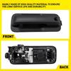 Fit 2015- Ford F-150 XLT Front Outside Door Handle Driver Side Smooth Black