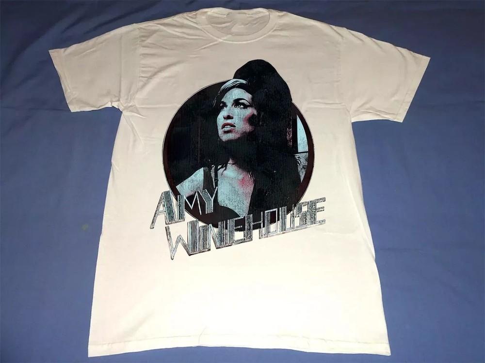 

Amy Winehouse White T Shirt Size S5XL HE278 Unisex T-Shirt L