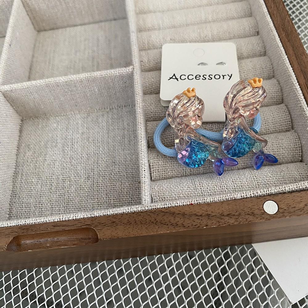 Ocean Princess Mermaid Blue Flyaway Hair Clip for Girls