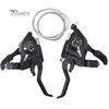 1 Pair Aluminium Alloy 7/21 Speed MTB Bicycle Left Right Shifter Brake Lever