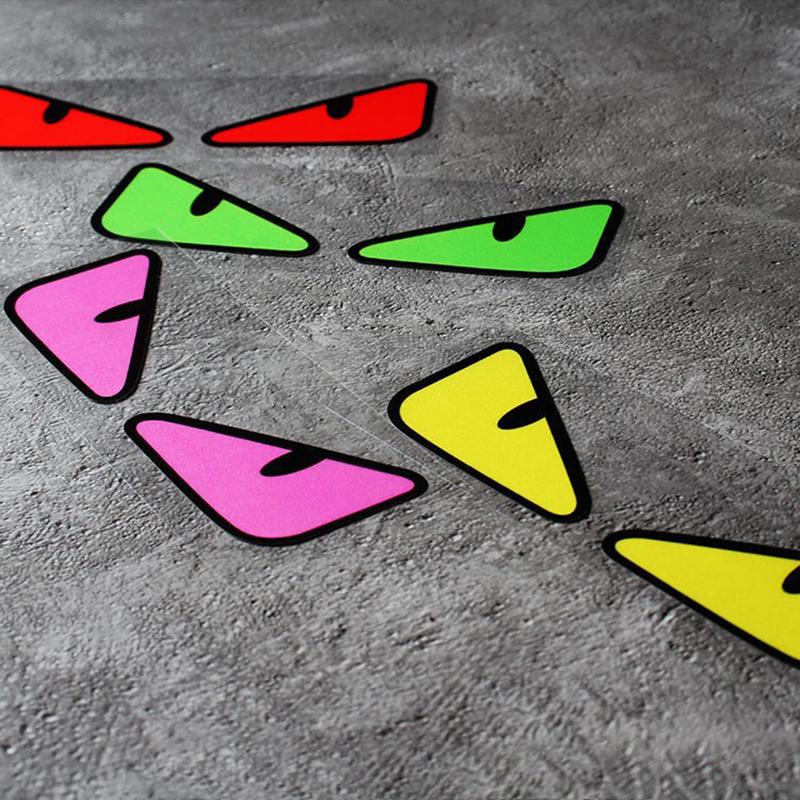 Devil Eyes Car Brake Light Stickers Car Helmet Motorcycle Reflective Stickers Car Sticker Headlight Decal Car Accessories