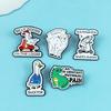 Personalized Cartoon Little Duck Alloy Brooch - Cute Animal Backpack Accessory Badge
