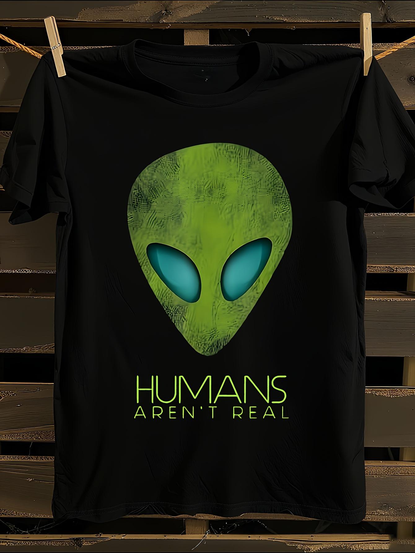Funny Alien UFO Graphic Tshirt XXXXL