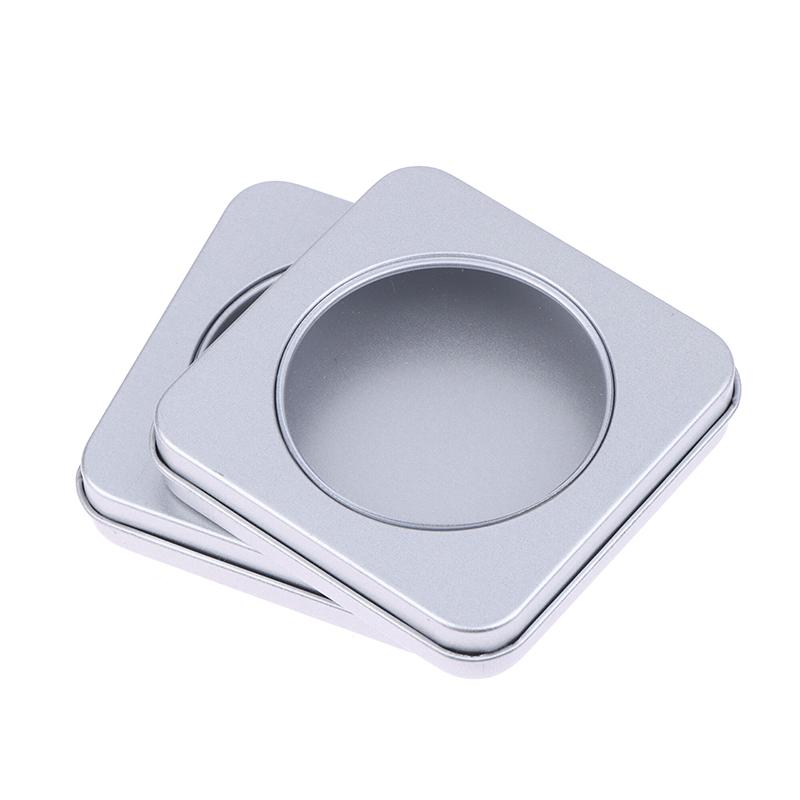 1/5 Pcs Press On Nail Storage Boxes Storage Case Tin Box Windowed Fake Nail Organizer Container For Nails Display Salon Supplies