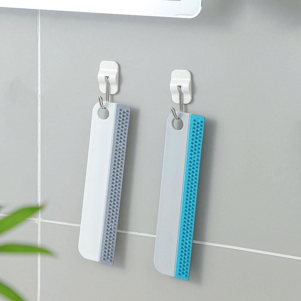 Soft Silicone Glass Wiper Scraper Window Cleaning Brush Kitchen Bathroom Glass Cleaning Tools for Car Mirror Cleaner Squeegee