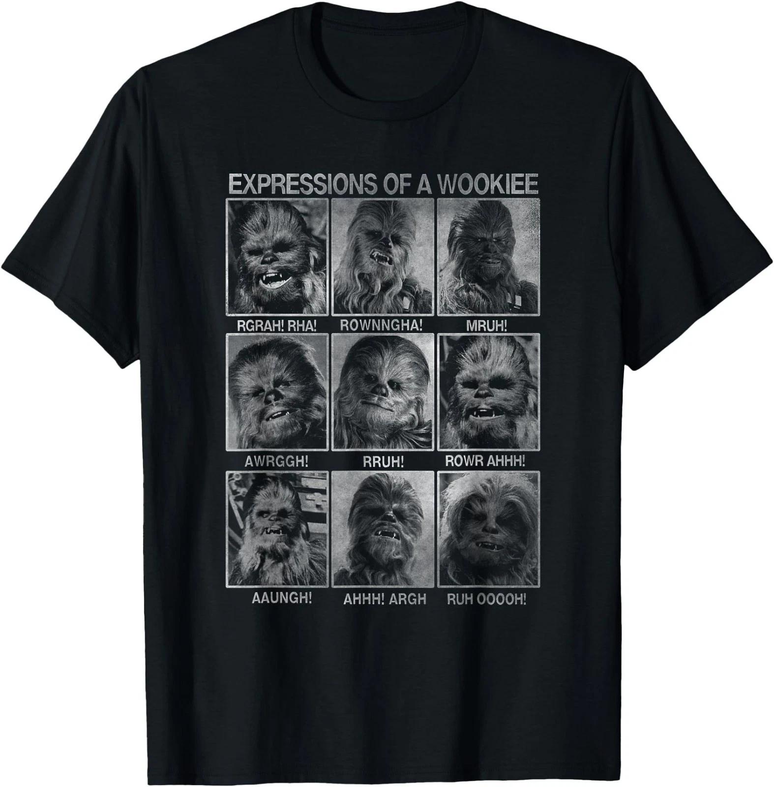 Star Wars Chewbacca Expressions Of A Wookiee Yearbook Poster T-Shirt S