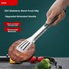 Baijie 304 Stainless Steel Kitchen Food Tongs, Barbecue Tongs, Steak Tongs, Food Clamps, Grilling Tongs, Food Grips